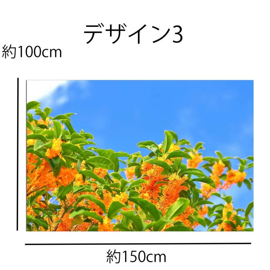タペストリー コスモス キンモクセイ 彼岸花 ヒガンバナ 秋の花