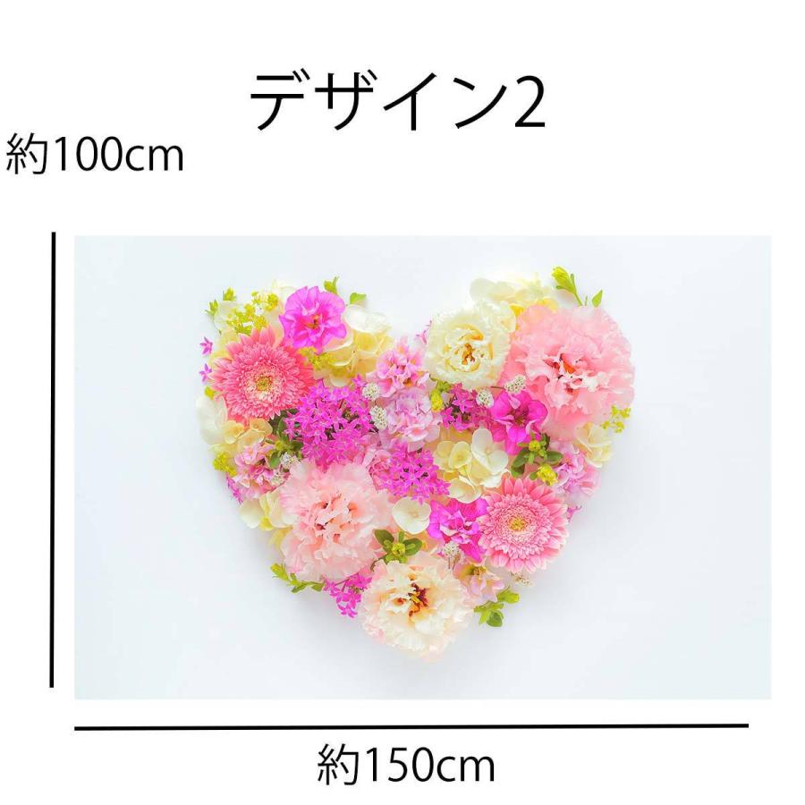 タペストリー 花 フラワー フラワーアート ハート 薔薇 バラ アレンジ