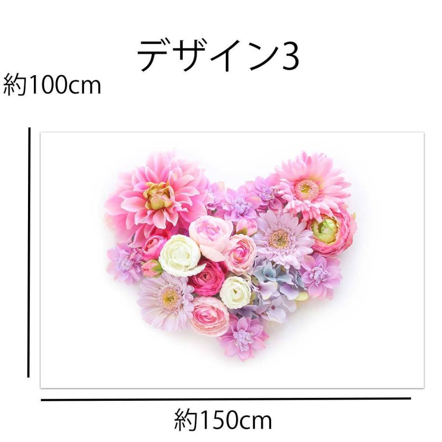 タペストリー 花 フラワー フラワーアート ハート 薔薇 バラ アレンジ
