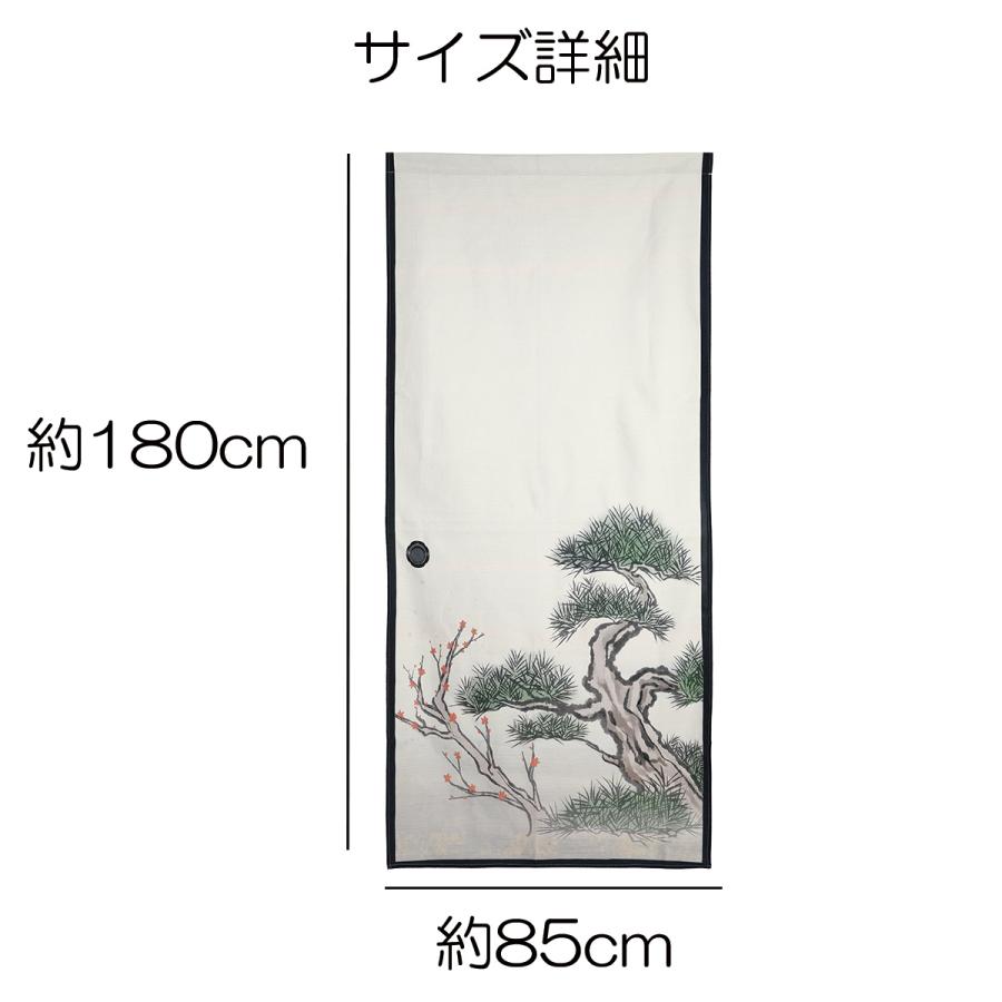 のれん 暖簾 180cm丈 ふすま 襖 ダミー ドア おもしろ ユニーク 騙し絵