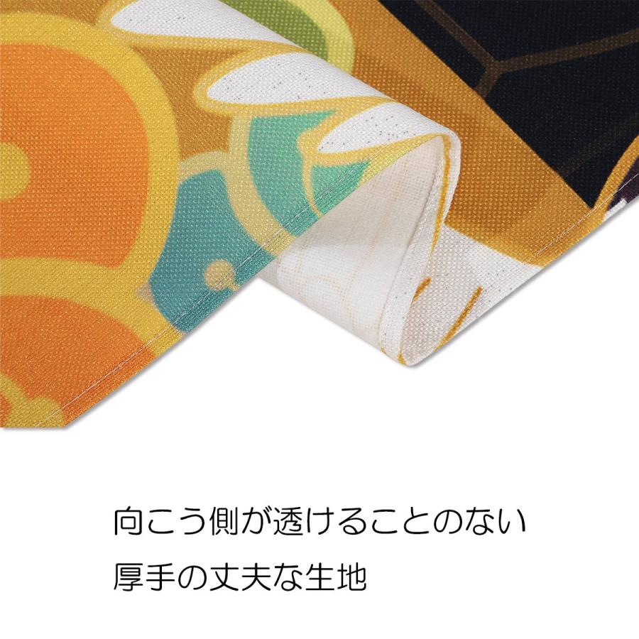 のれん 暖簾 180cm丈 鶴 富士山 浮世絵 和柄 ロング 丈 飾り おしゃれ