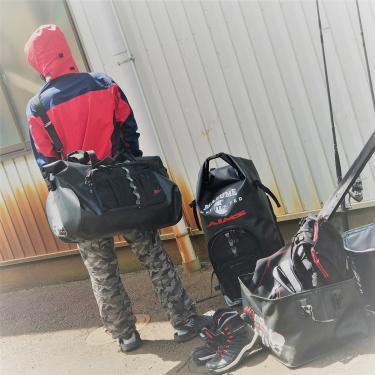 MAZUME(マズメ) 磯バッグ mazume×AIMS ウォータープルーフバックパック II MZBK-319-01 ブラック 70L 