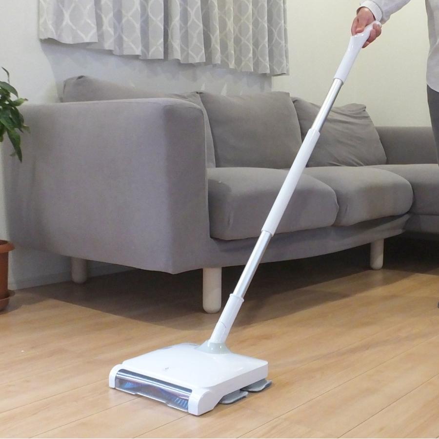 livease｜リヴィーズ コードレスごみ取り電動モップ “ゴミップ”（滴水  