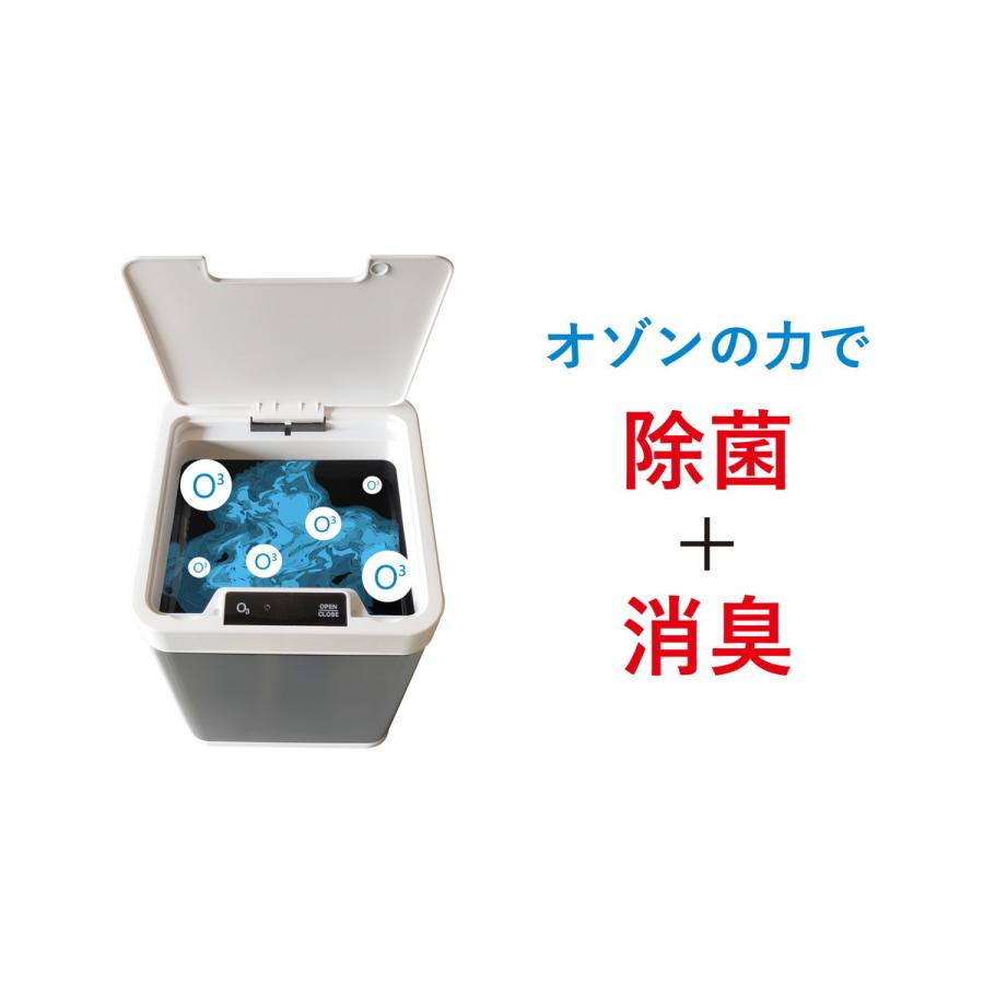 livease｜リヴィーズ 自動開閉オゾン除菌消臭ゴミ箱 “オゾーラ”｜ODB