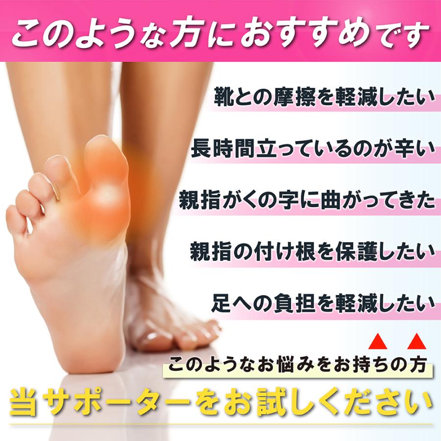 外反母趾サポーター 最新 靴下 ソックス 矯正 足指 親指 パッド 保護 広げる 左右セット つま先 痛い