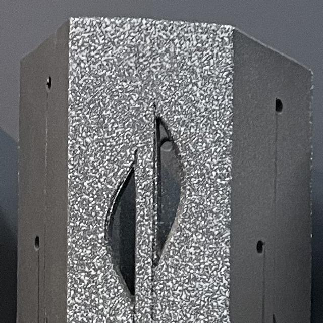 信楽焼 傘立て ツートン透し彫六角傘立 / 傘立 陶器 洋風 和風 和