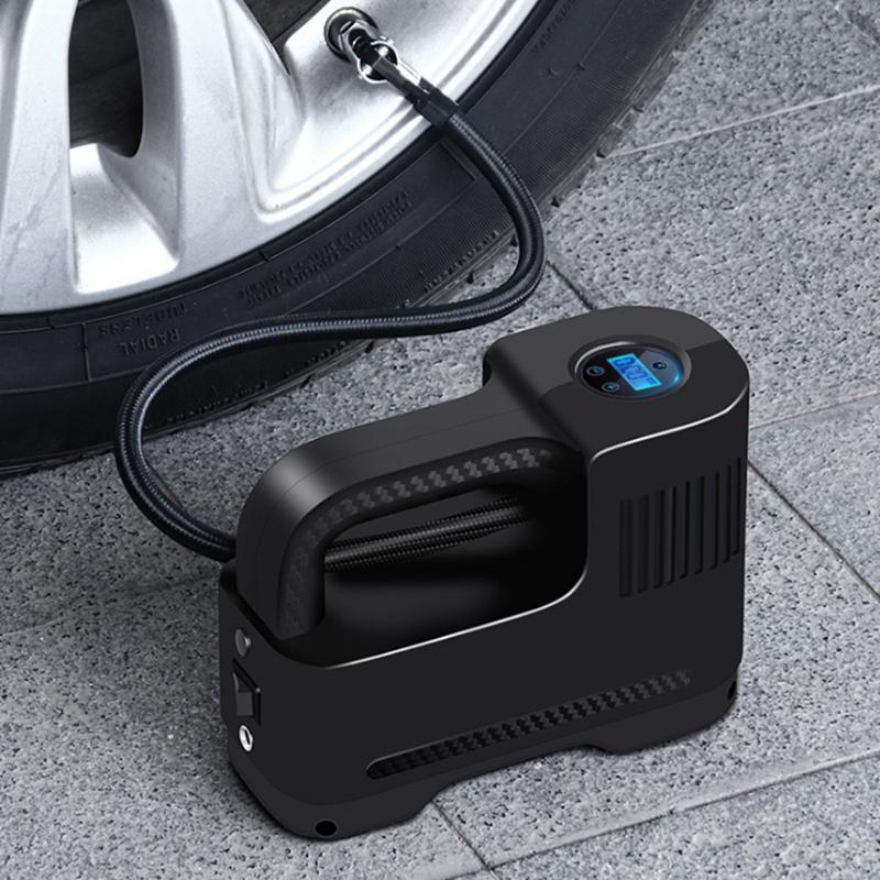 電動空気入れ 自転車 自動車 充電式空気入れ 車用 米式 仏式兼用 携帯