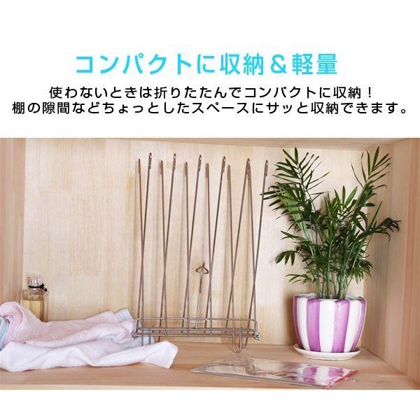 タオルハンガー ステンレス 洗濯 折りたたみ タオル掛け タオル干し U