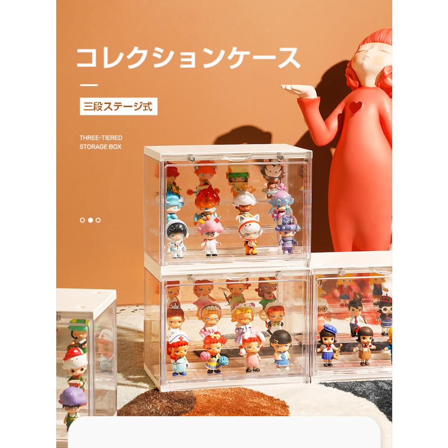 3個セット コレクションケース ディスプレイケース ショーケース