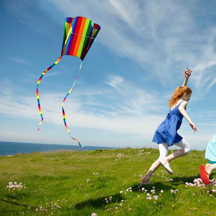 カイト 凧 骨なしカイト 長尾200cm 凧揚げ 凧上げ タコ揚げ スポーツ