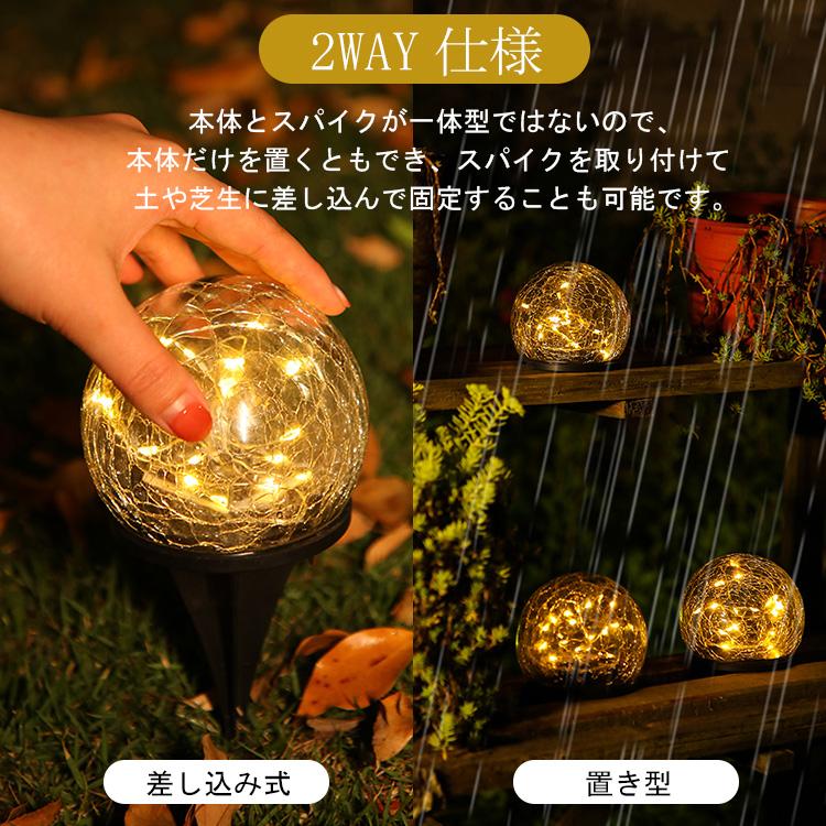 2個セット/10cm直径/3サイズ選べる/贅沢な厚さガラス製/ひび割れ/20LED