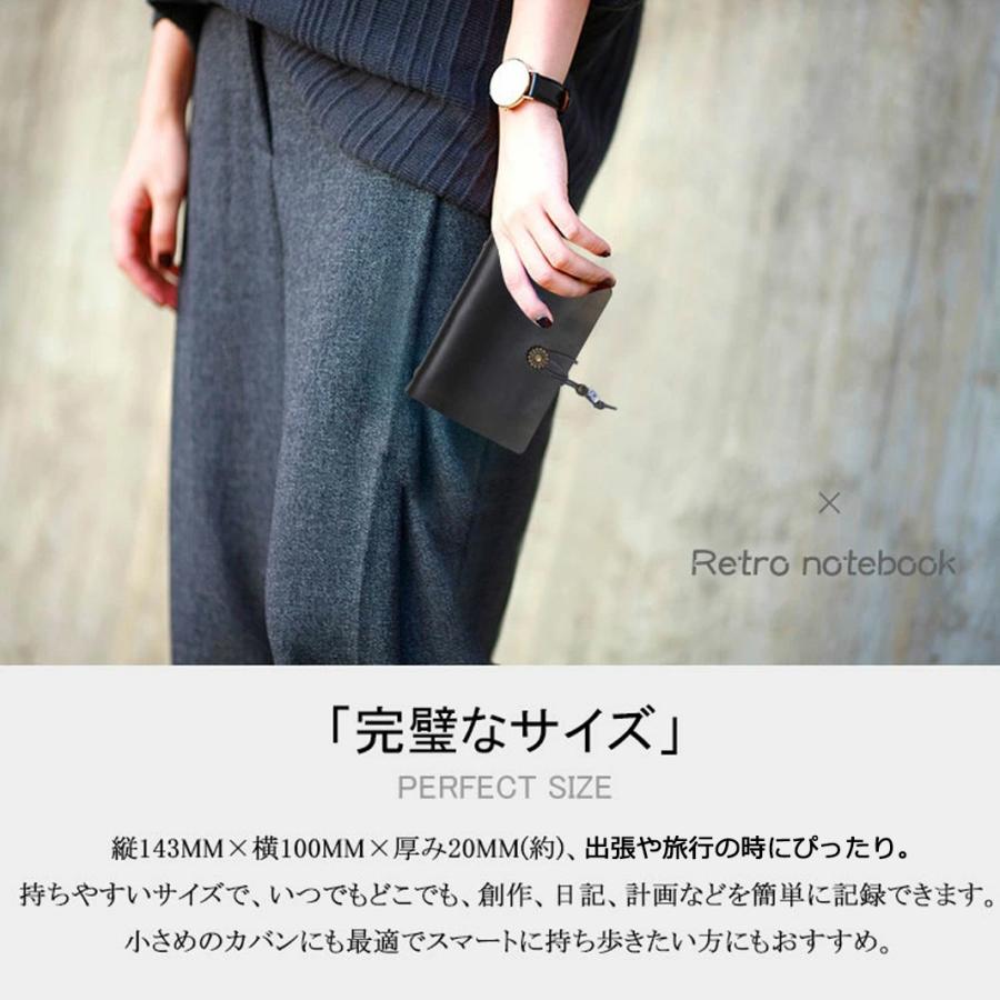 本革/A7サイズ/80枚】 本革 システム 手帳 高級 レザーカバー 皮革 A7