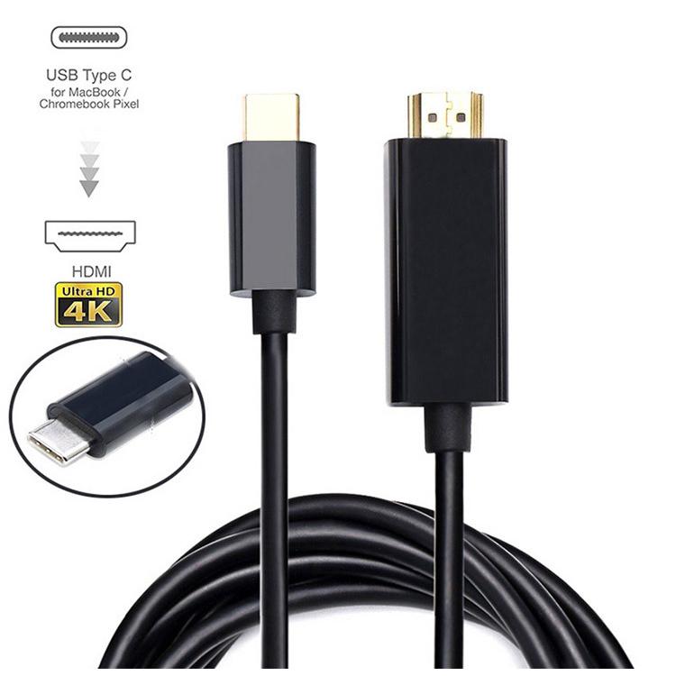 Type-C HDMI ケーブル USB-C 変換 1.8m 4K 高画質 大画面 Macbook Pro