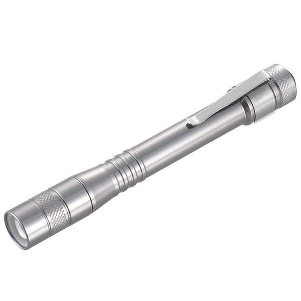 ペンライト他 LEDズームペンライト ペンライト 乾電池式 200ルーメン 防水IPX6 OHM