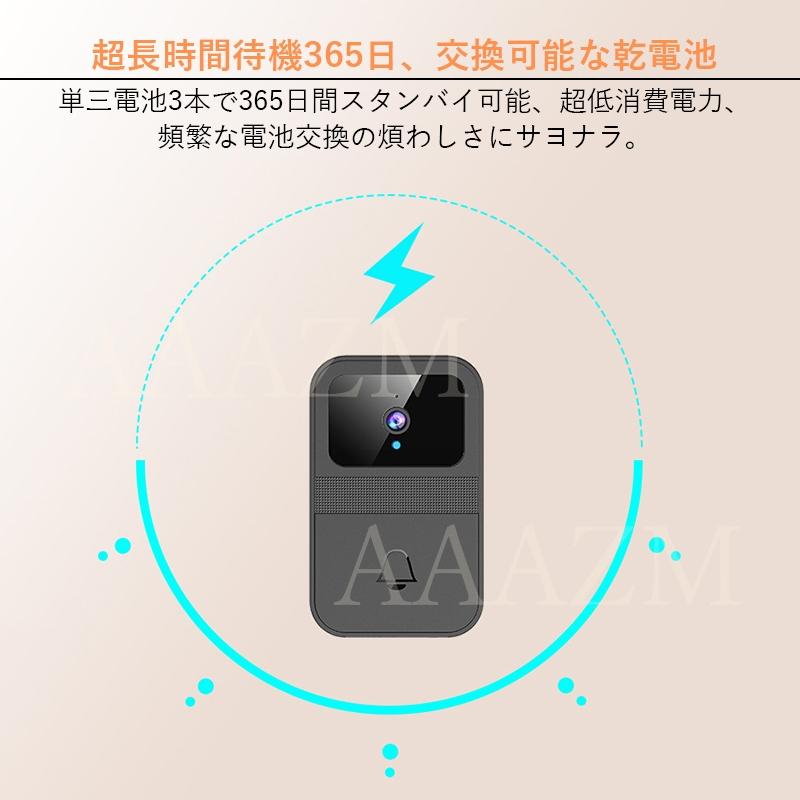 インターホン ワイヤレス ドアホン チャイム 工事不要 テレビ 通話音量