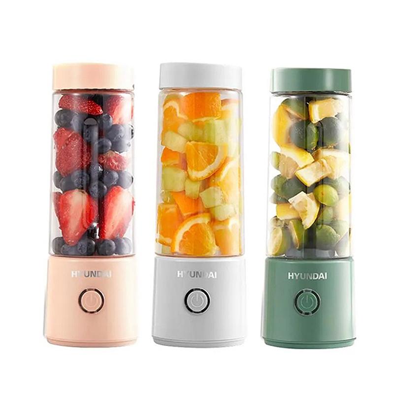ジューサー ミキサー 洗いやすい 小型 USB充電 カップ 400ml 携帯式