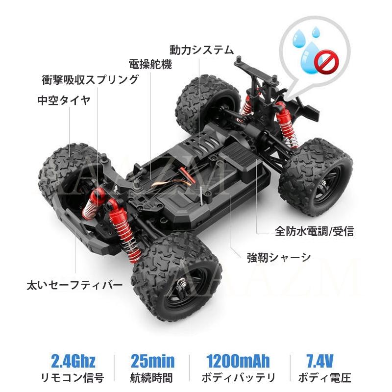 ポイント最大15倍】RCカー オフロード 4WD リモコンカー 2.4GHz 電動