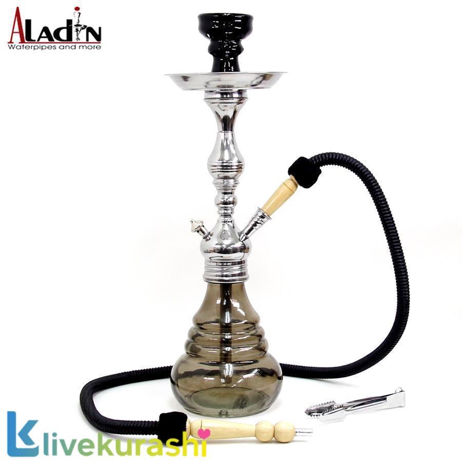 シーシャ パイプ Aladin ROY 4 BLACK 46cm shisha hookah 水