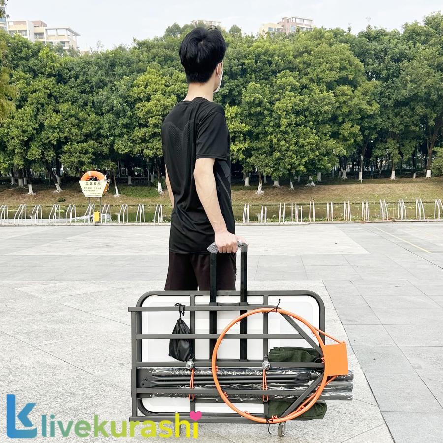 バスケットゴール 屋外 バスケゴール 室内 ポータブル キャスター付き
