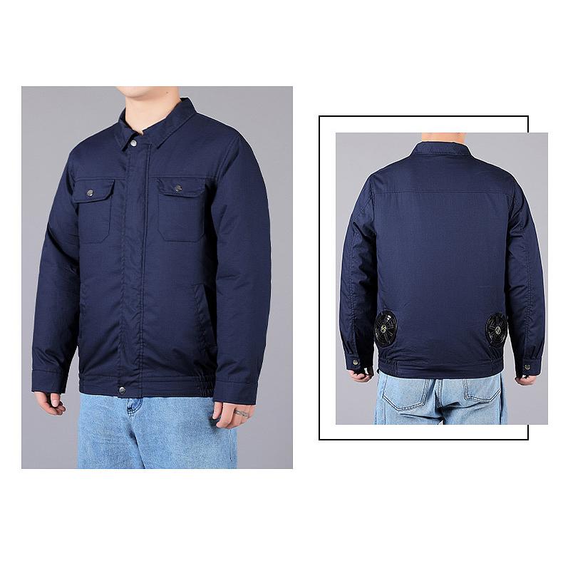 空調服 作業服 バイク 自転車 綿 長袖 作業服 空調作業服 空調ふく 服 ワークマン 夏 ワークウェア ファン服 2つファン 熱中症対策 男女通用 Mc 109 生活くらしショップ 通販 Yahoo ショッピング