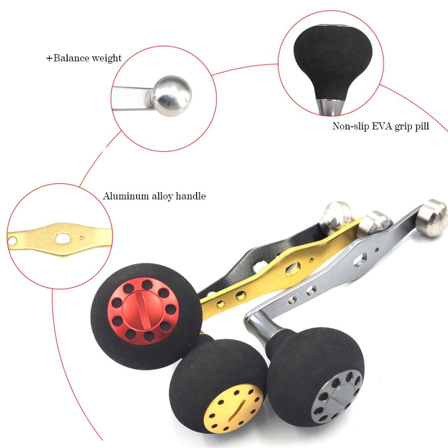 リール パーツ ベイトリール ハンドル クランク アルミ合金 Evaノブ シマノ ダイワ アブガルシア カスタムパーツ 交換用 カウンターウェイト あり Yu 101 生活くらしショップ 通販 Yahoo ショッピング