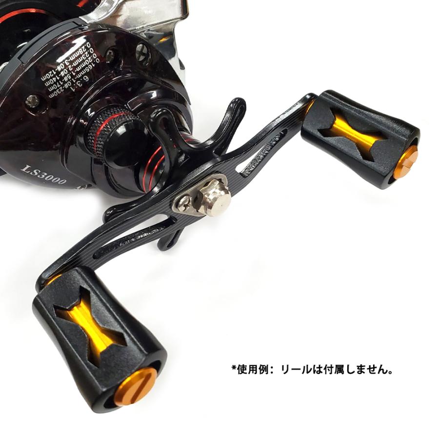 ファッションデザイナー リール パーツ ベイトリール ハンドル 95mm クランク アルミ合金 シマノ Shimano ダイワ Daiwa アブガルシア Abu Garcia カスタムパーツ 交換用 Aynaelda Com