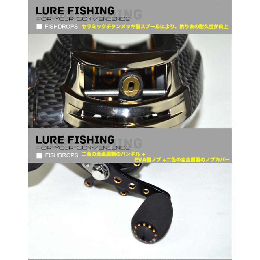 ベイトリール 釣りリール 遠心ブレーキ マグネットブレーキ 2in1 ダブルブレーキ 左ハンドル 右ハンドル 遠投 Eva製ノブ 収納袋付 高級 Yu60 生活くらしショップ 通販 Yahoo ショッピング