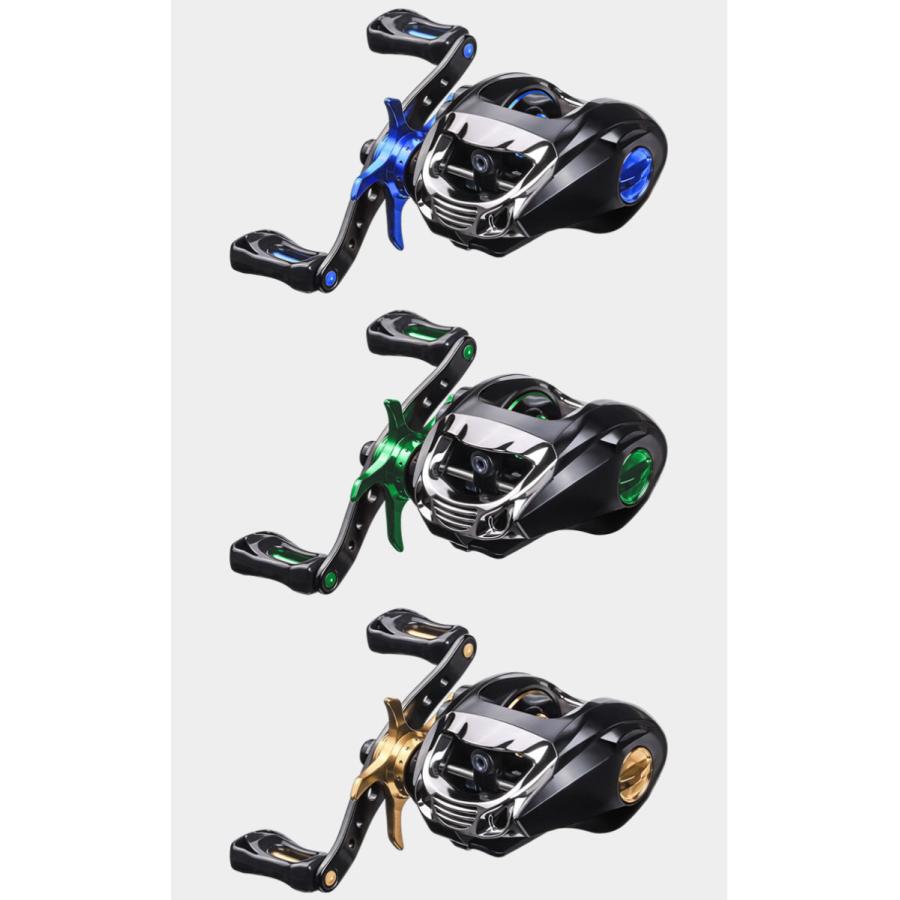 リール ベイトリール 軽量 最大ドラグ力8kg ギア比6 3 1 アルミスプール 海釣り 淡水釣り 両用 ダブルブレーキ 軽量 遠投 収納袋付 左ハンドル 右ハンドル Yu70 生活くらしショップ 通販 Yahoo ショッピング