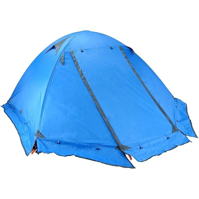 TRIWONDER 2人用 テント 4シーズン 山岳テント 軽量 防水 バックパック キャンプ ツーリング 登山 てんと 二重層 テント ( テント 2人用 4シーズン 山岳テント 軽量 防水 バックパック キャンプ ツーリング 登山 てんと 二重層