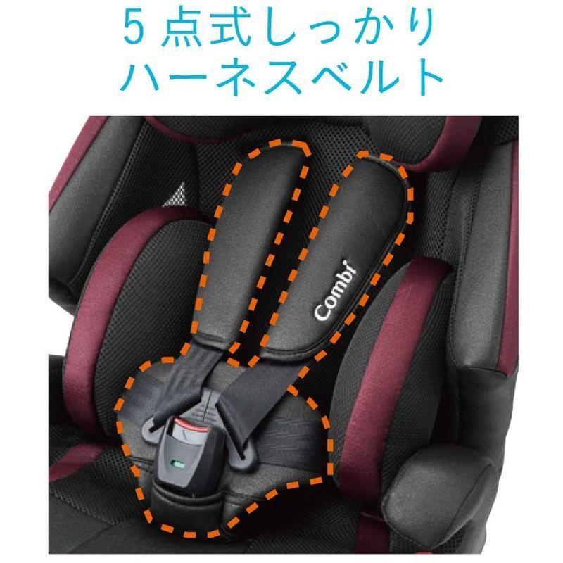 Combi(コンビ) シートベルト固定 チャイルド&ジュニアシート 1歳頃から11歳頃まで ジョイトリップ エッグショック GH ブラック コンビ シートベルト固定 チャイルド&ジュニアシート 1歳頃から11歳頃まで ジョイトリップ エッグショック GH ブラック