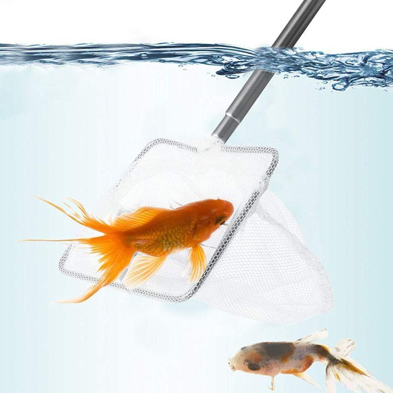Popetpop ミニタモ網 3d四角網 伸縮自在 メダカ エビ 熱帯魚 観賞魚用ネット ラバーネット 魚網 取りネット 網 水槽 掃除 ア Livelifestore 通販 Yahoo ショッピング