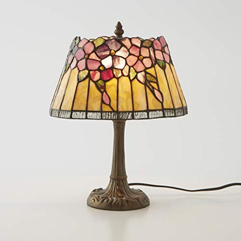 贅沢 おしゃれ ランプ アンティーク 間接照明 卓上ライト 花柄 クレマティス ステンドランプ 浴室 浴槽 洗面所 Knowledge21 Com