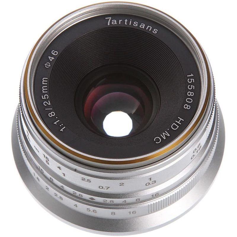 7artisans 単焦点レンズ 25mm F1.8 マニュアルフォーカス Sony E 