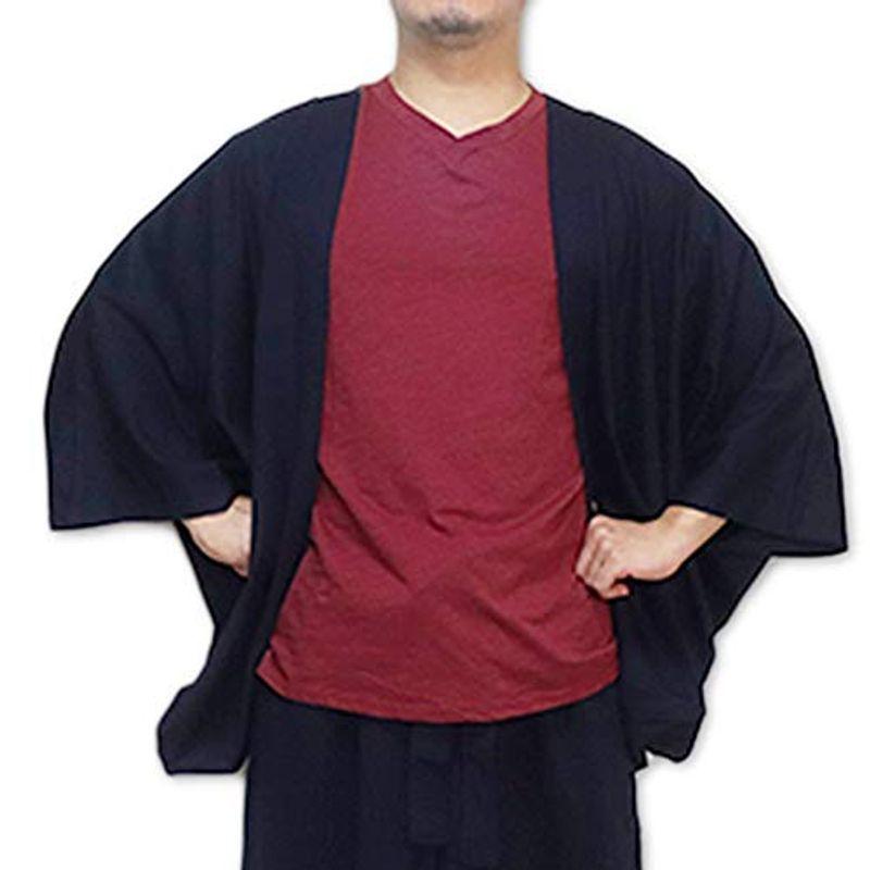 着物風 羽織り 日本デザイン 気高 刺繍 和柄 和風 カジュアル 返品交換不可 男女兼用 祭 Gt Lin 羽織 着物 忍者 法被 甚平 父の日 和装 侍