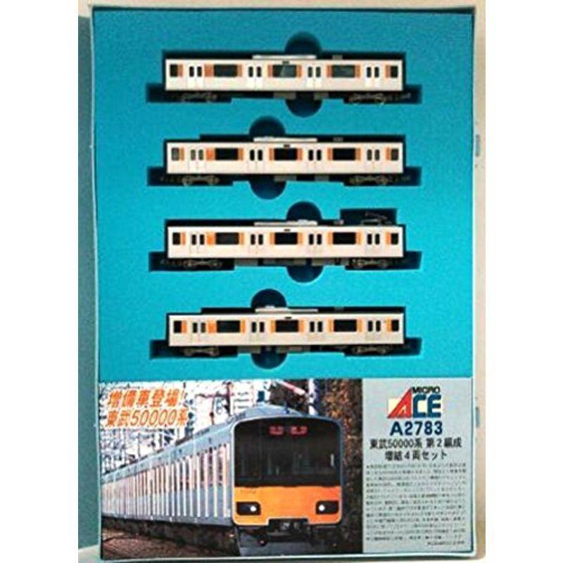 ソフトパープル マイクロエース Nゲージ 東武50000系 第2編成 増結4両