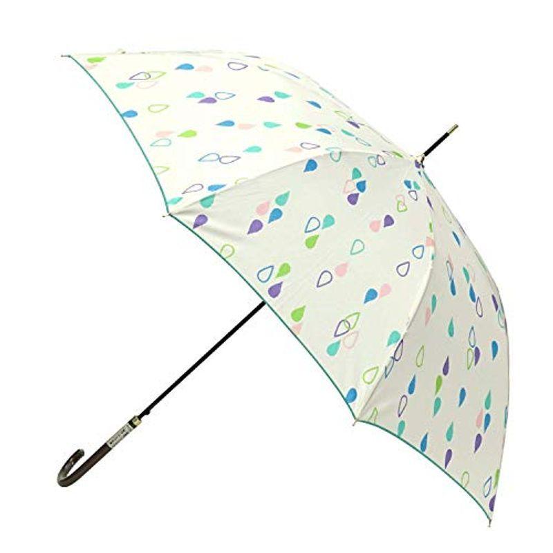 アテイン Attain 長傘 しずく柄オーバーロック アイボリー 親骨60cm グラスファイバー骨ジャンプ傘 2939 Ckjuur57pt レディースファッション Centralcampo Com Br