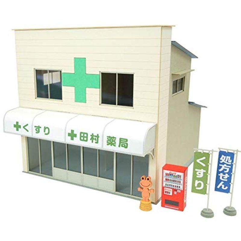さんけい 情景シリーズ 1 80 街角のお店12 ペーパークラフト Mk05 56 Bpdlcejcuw ペーパークラフト道具 材料 Phoenix Ge