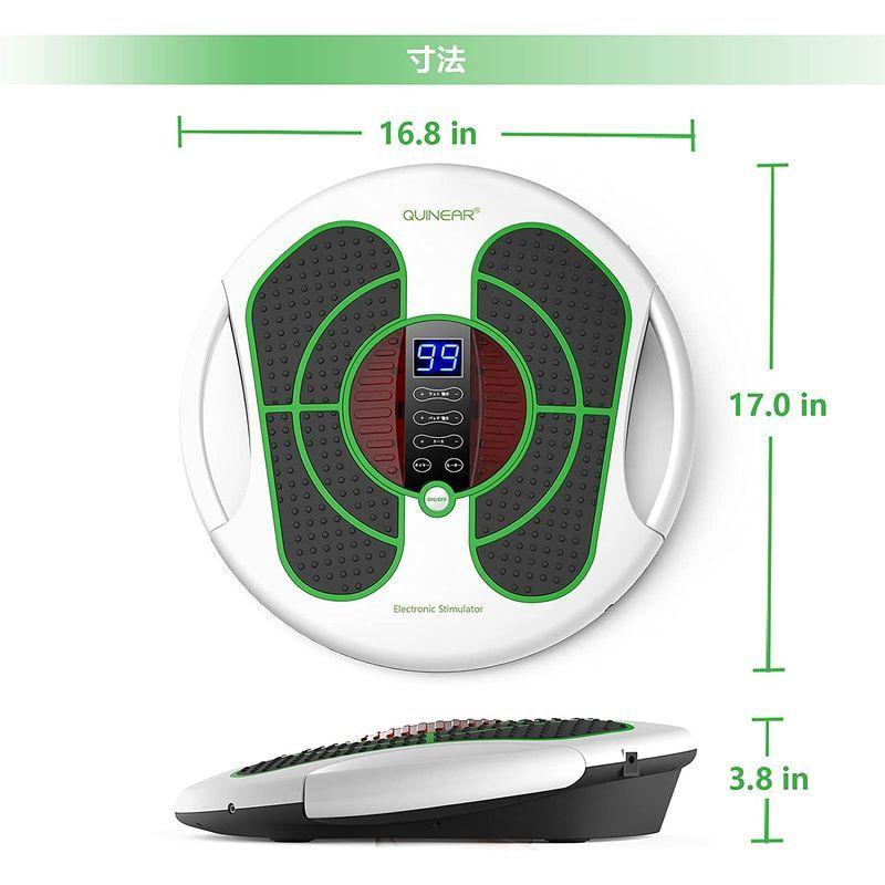 Quinear Emsフットリラックス機 ジェルシートで全身のリラックス 操作簡単 液晶パネル 静音 軽量 日本語の取扱説明書 マッサージ器 可愛いクリスマスツリーやギフトが Ahmedmostafa Us