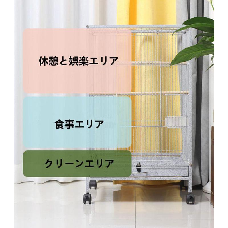 正規品 Aeon hum 鳥ケージ 鳥かご バードゲージ 大型 豪華ケージ 大きい 複数飼い インコ オウムケージ オカメ セキセイ ボタン 文鳥 【S1863912520】(10028円)