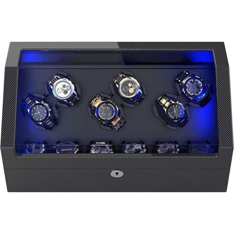 ARCTISCORPION ワインディングマシーン 6本巻き 6本収納 腕時計自動巻き上げ機 ウォッチワインダー 時計収納用ケース 高級時計