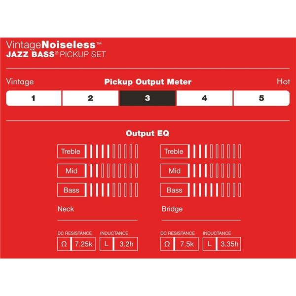 Fender（フェンダー） 純正品◇ Fender Vintage Noiseless Jazz Bass