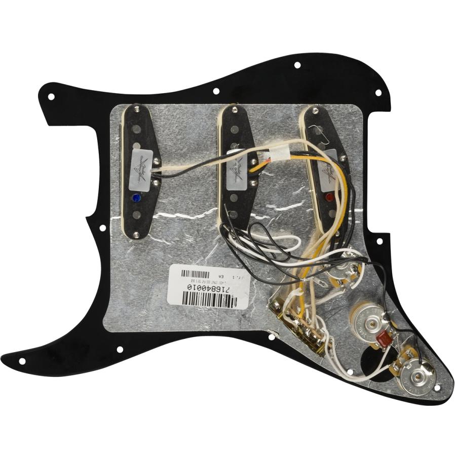 純正品◆ Fender Custom Shop Fat 50's Stratocaster 配線済ピックガード◆ ストラト用Pre-Wired SSS 色:Black 11 Hole (0992340506)｜livelounge｜03