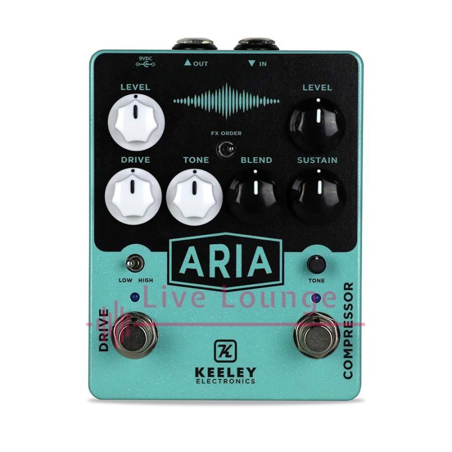 Keeley Aria Compressor ギターエフェクター Keeley ◇ Aria Compressor Drive ◇コンプレッサー + オーバー