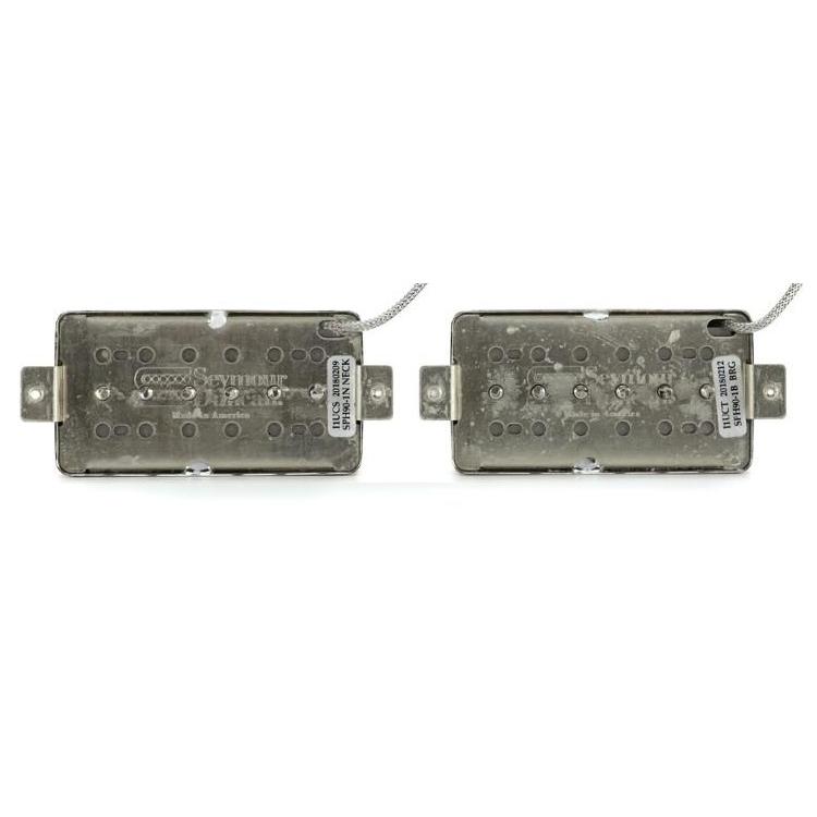 SEYMOUR DUNCAN SPH90-1 Phat Cat Pickup Set Nickel ◇P90/Humbucker 