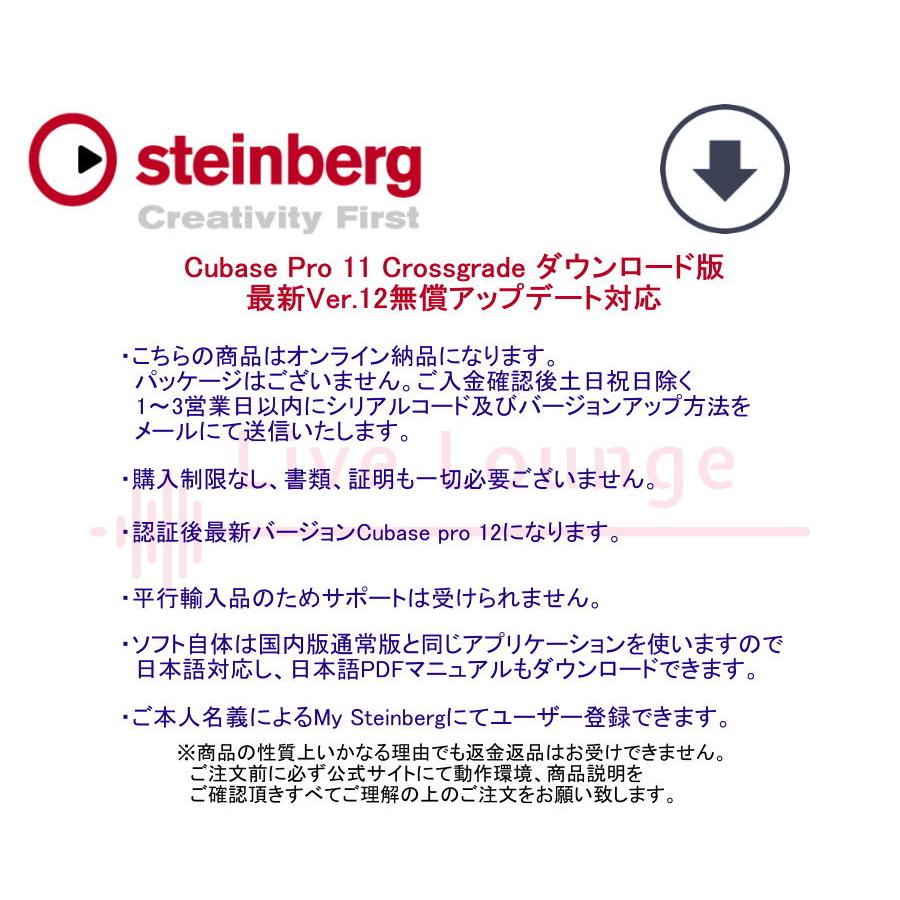 ラスト1点！ Steinberg◇最上位 Cubase Pro 11 最新12無償Ver.UP対応