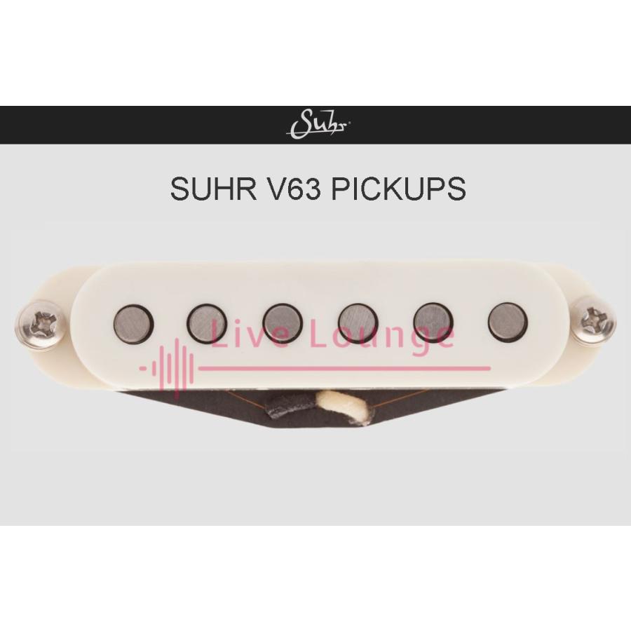 ローズゴールド】Suhr ◇シングル コイル V63 Neck/フロント Parchment