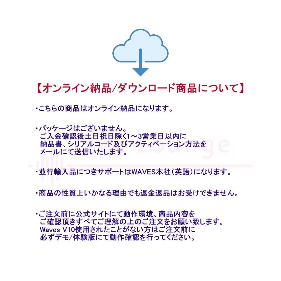 WAVES ZNoise ノイズリダクション オンライン納品 WAVESSZNOISELive Lounge 通販