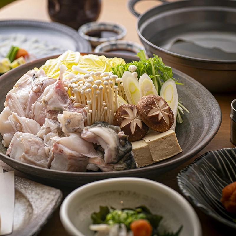 てっちりセット 新鮮 野菜付き 3〜4人前 ふぐ鍋 セット てっちり てっちりセット 新鮮 野菜付き 3〜4人前 ふぐ鍋 セット てっちり