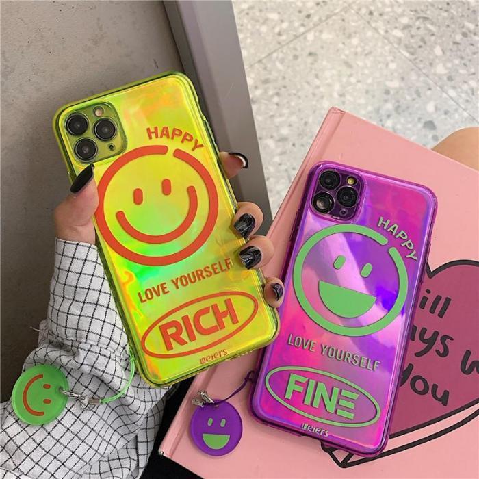 1 980円 キラキラ オーロラ ニコちゃん シリコン Iphoneケース 携帯カバー 個性的 派手 可愛い スマイル スマイリー フェイス ストリート 送料無料 S39 リブリー 通販 Yahoo ショッピング