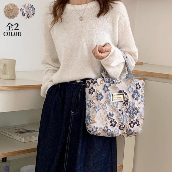 エンボス 刺繍 フラワー ミニトートバッグ レディース 女の子 トート 総柄 おしゃれ 可愛い 花柄 フラワー 韓国ファッション 韓国雑貨 10代 代 30代 送料無料 Tb2326 リブリー 通販 Yahoo ショッピング